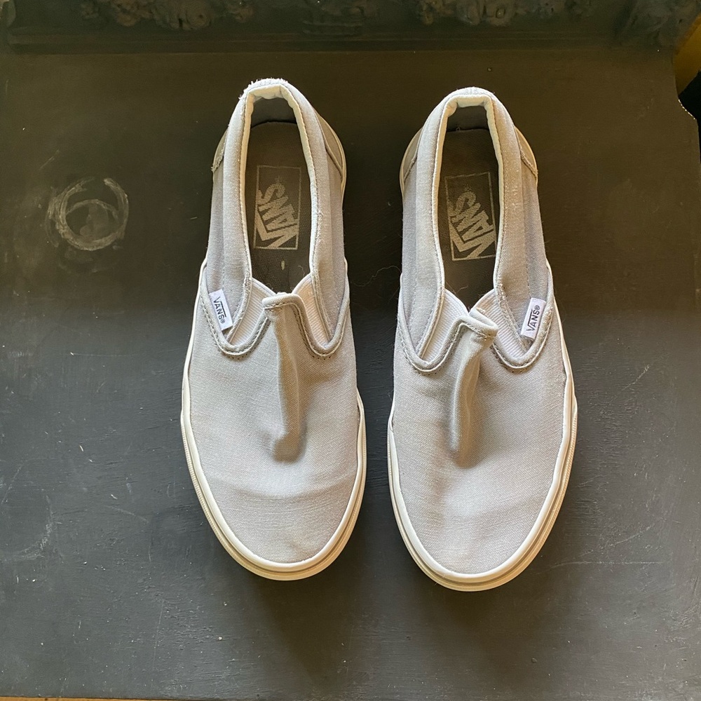 Gray Slip-On Vans